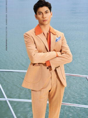 Alternative view of SUMMER BREEZE | PEACH SUIT - A VIBRANT SHADE FOR GENTLEMEN WHO LOVE TO CONQUER