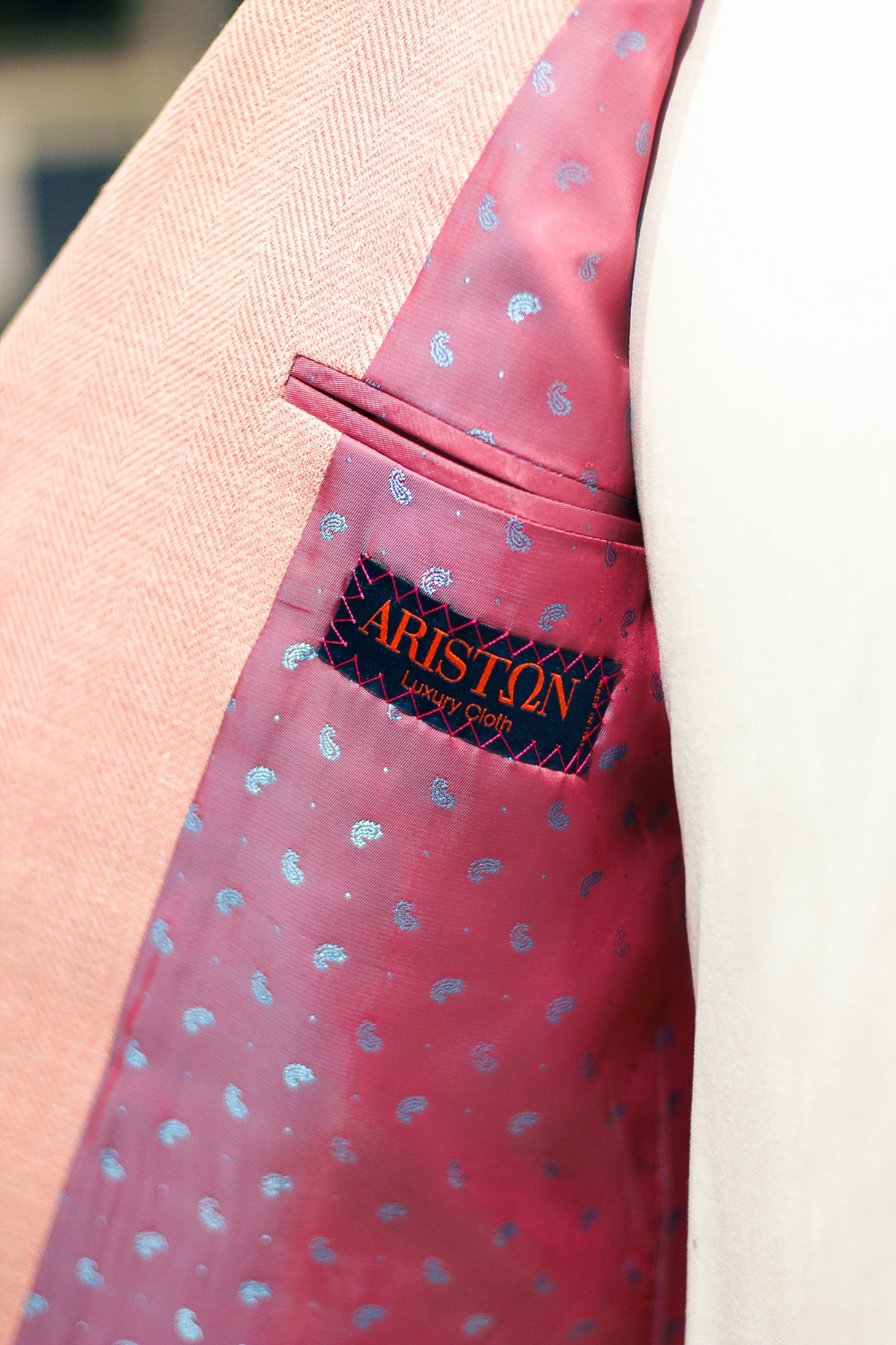 Crafted from luxurious Ariston fabrics